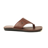 Zays Leather Sandal For Men (Chocolate) - ZA17