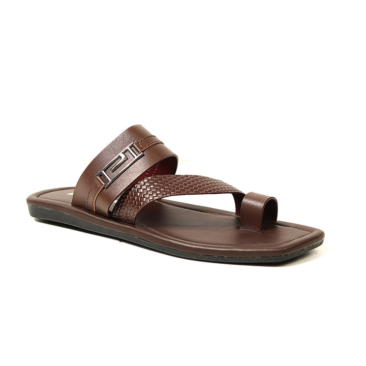 Zays Leather Sandal For Men (Chocolate) - ZAS19