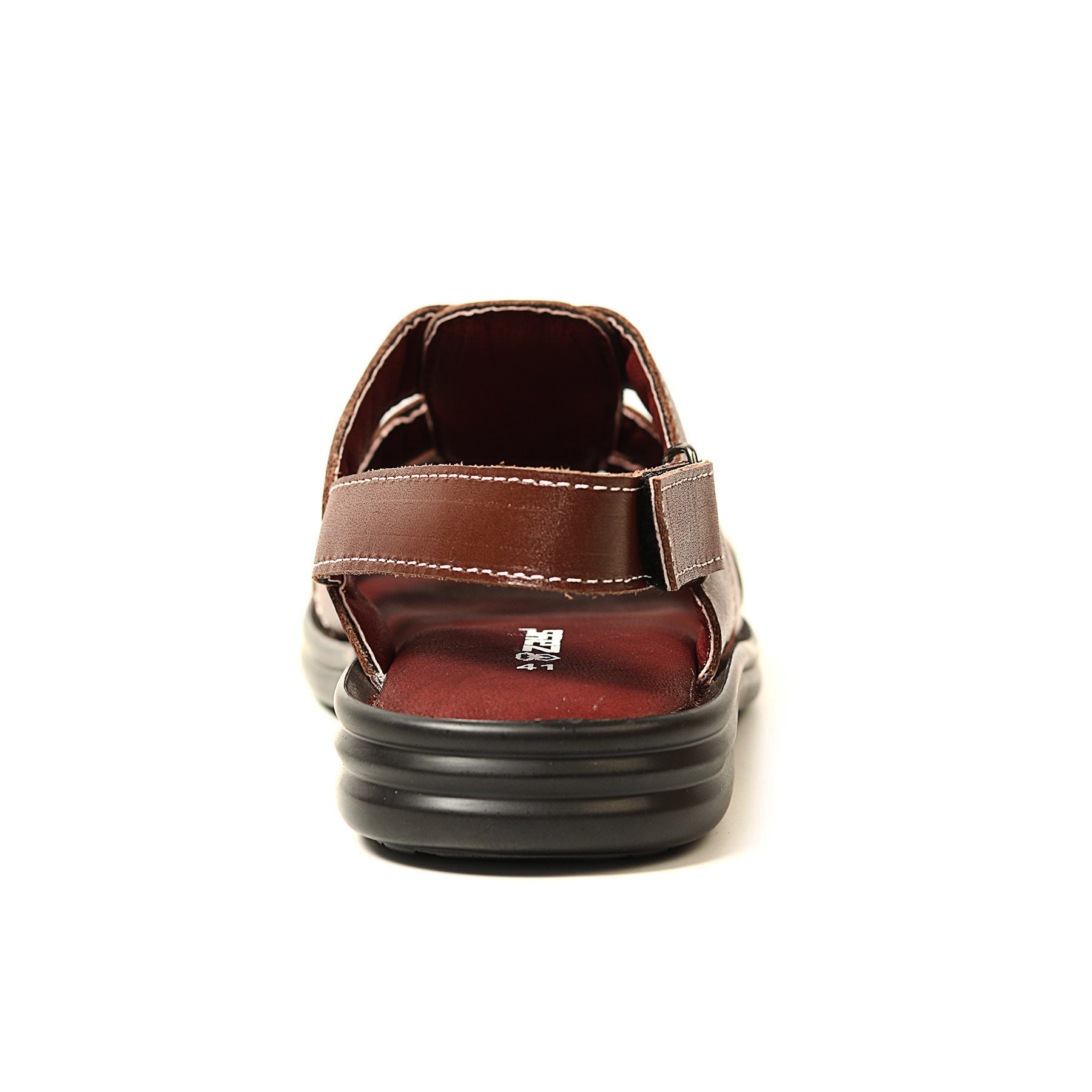 Zays Leather Sandal For Men (Chocolate) - ZA16