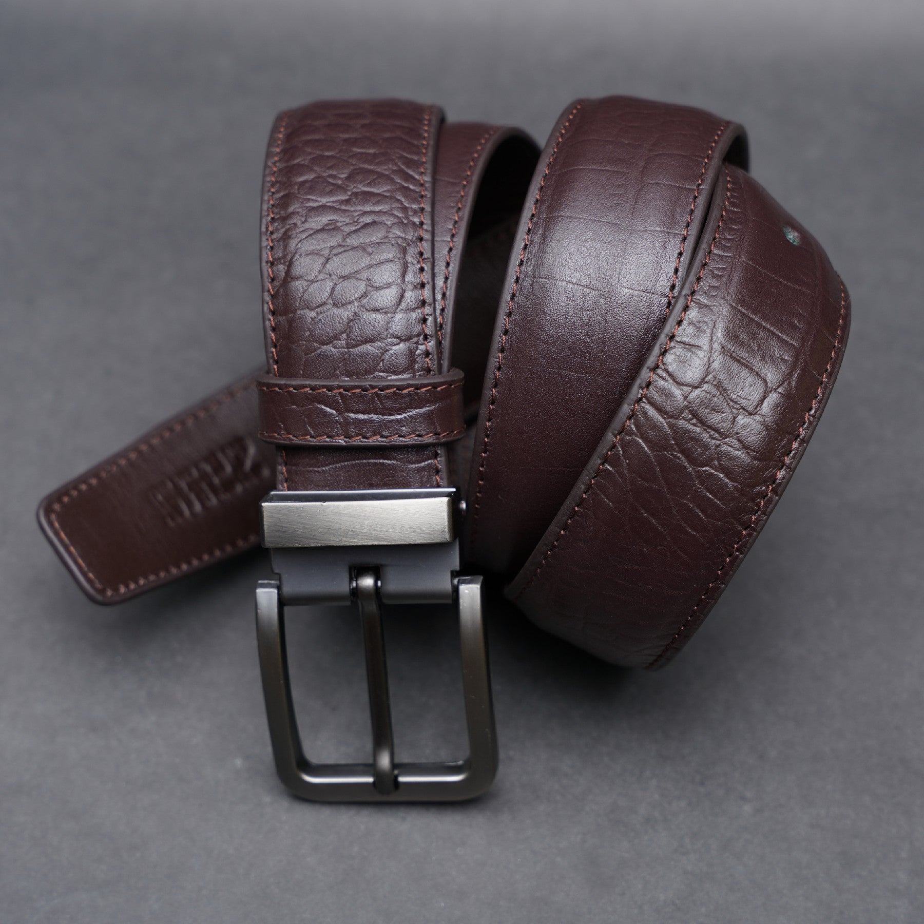 Zays Handcrafted Genuine Leather Belt for Men – Premium Quality, Adjustable, Stylish & Durable