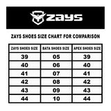 Zays Premium Leather Formal Shoe For Men (Black) - SF116