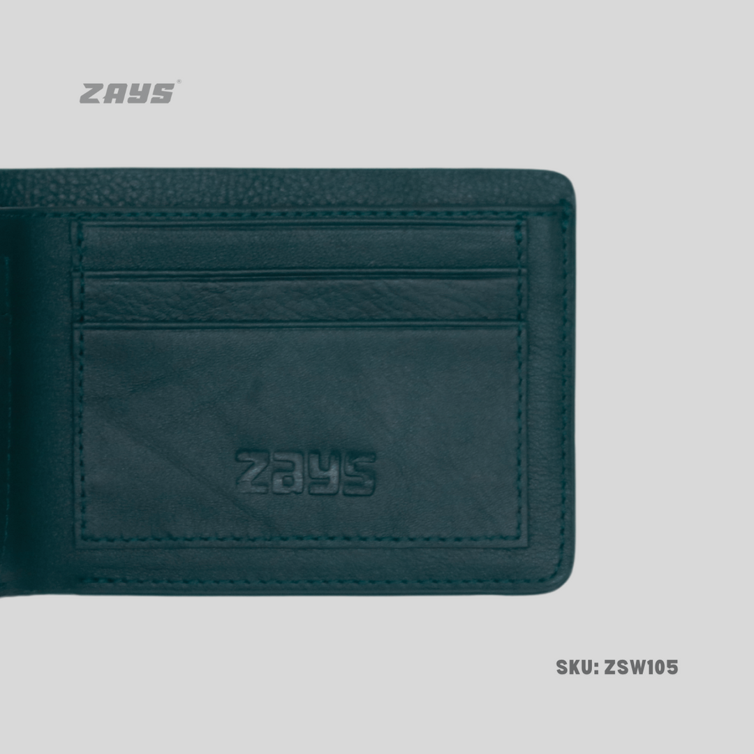 Zays Exclusive Handcrafted Premium Genuine Leather Bifold Short Wallet