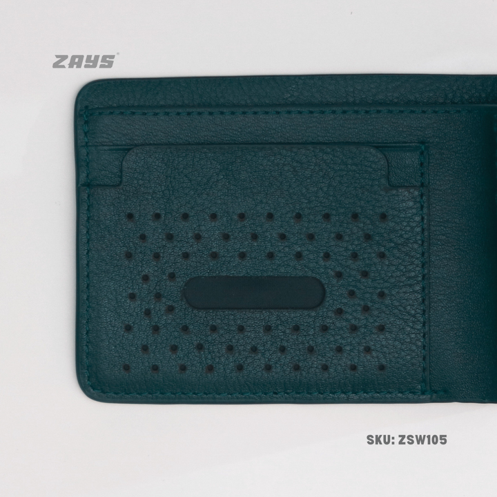 Zays Exclusive Handcrafted Premium Genuine Leather Bifold Short Wallet