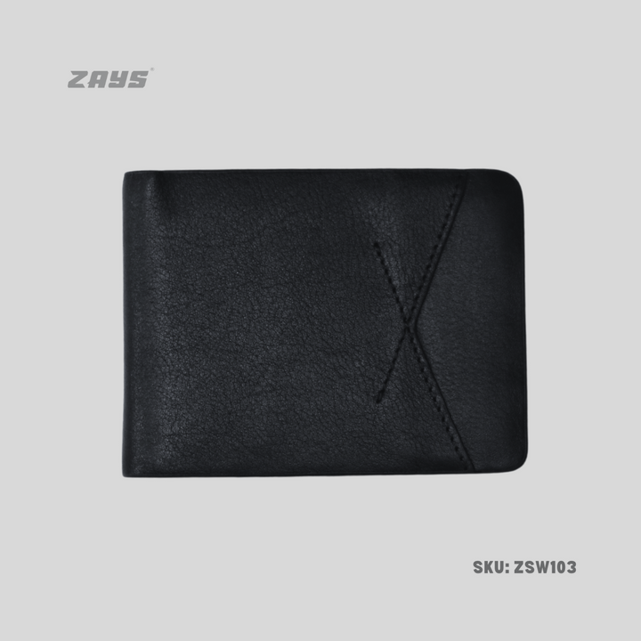 Zays Exclusive Handcrafted Premium Genuine Leather Bifold Short Wallet