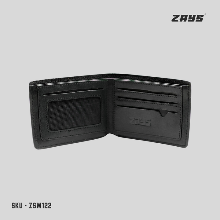 Zays Premium Crocodile Embossed Leather Short Wallet for Men – Stylish & Durable