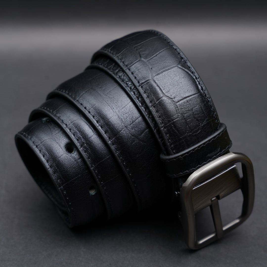 Zays Handcrafted Genuine Leather Belt for Men – Premium Quality, Adjustable, Stylish & Durable | Best Formal and Casual Leather Belt in Bangladesh