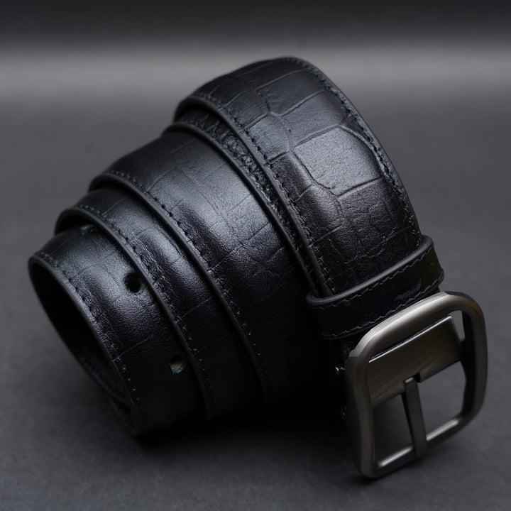 Zays Handcrafted Genuine Leather Belt for Men – Premium Quality, Adjustable, Stylish & Durable | Best Formal and Casual Leather Belt in Bangladesh
