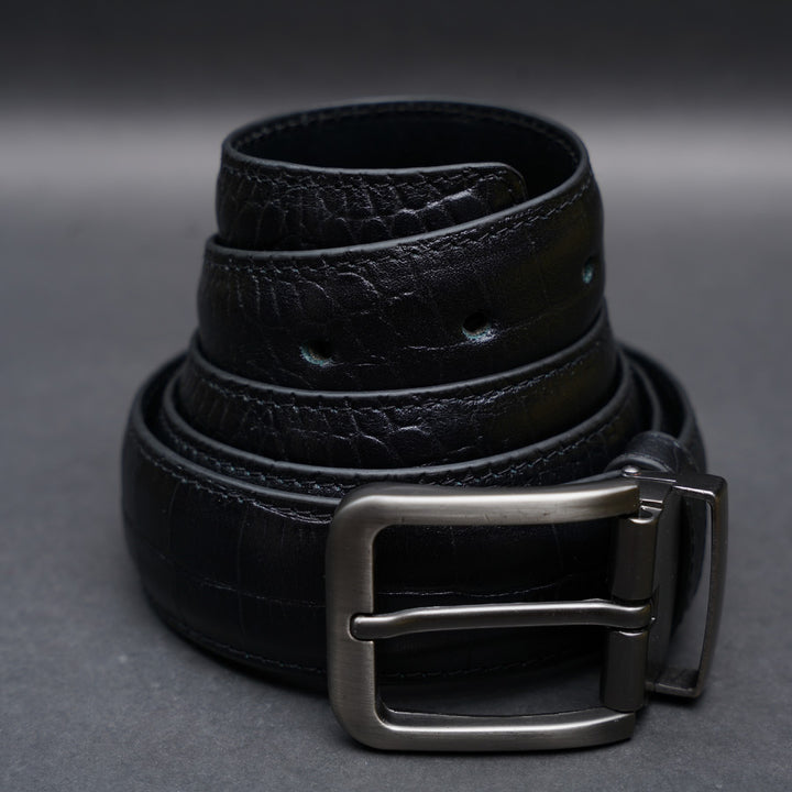 Zays Handcrafted Genuine Leather Belt for Men – Premium Quality, Adjustable, Stylish & Durable | Best Formal and Casual Leather Belt in Bangladesh