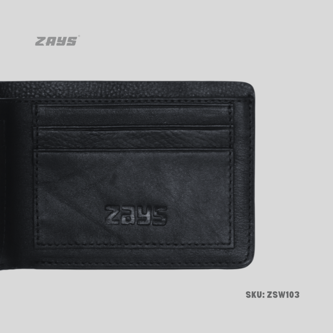 Zays Exclusive Handcrafted Premium Genuine Leather Bifold Short Wallet