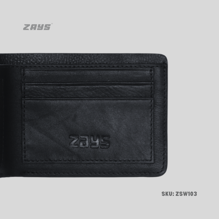 Zays Exclusive Handcrafted Premium Genuine Leather Bifold Short Wallet