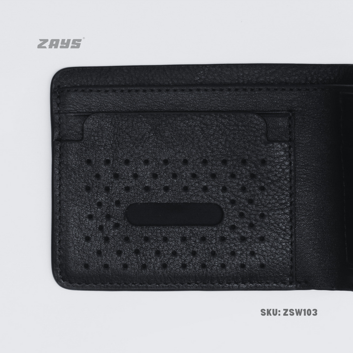 Zays Exclusive Handcrafted Premium Genuine Leather Bifold Short Wallet