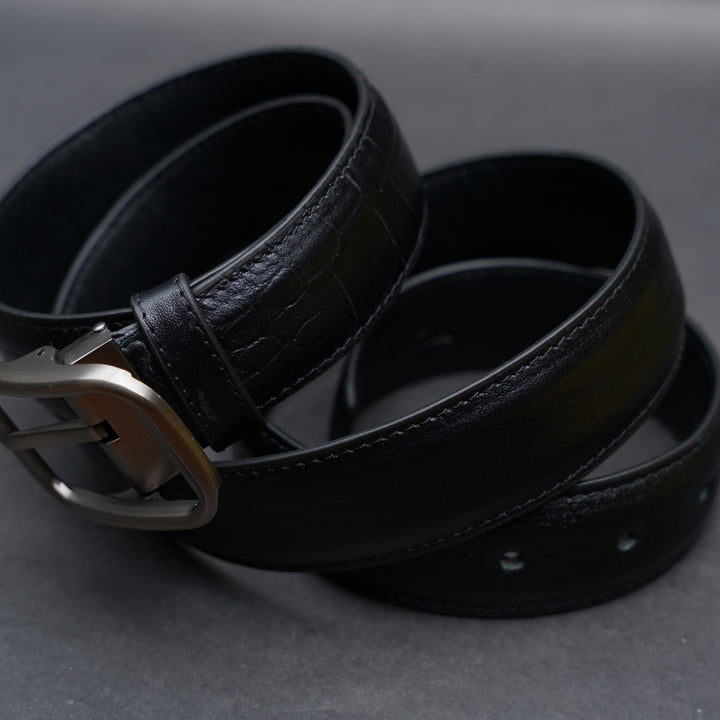 Zays Handcrafted Genuine Leather Belt for Men – Premium Quality, Adjustable, Stylish & Durable | Best Formal and Casual Leather Belt in Bangladesh