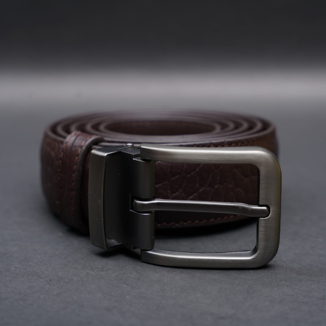 Zays Handcrafted Genuine Leather Belt for Men – Premium Quality, Adjustable, Stylish & Durable | Best Formal and Casual Leather Belt in Bangladesh