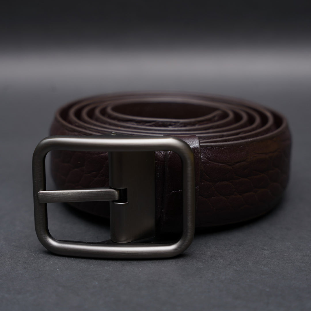 Zays Handcrafted Genuine Leather Belt for Men – Premium Quality, Adjustable, Stylish & Durable | Best Formal and Casual Leather Belt in Bangladesh