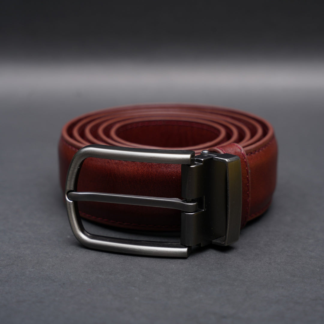 Zays Handcrafted Genuine Leather Belt for Men – Premium Quality, Adjustable, Stylish & Durable | Best Formal and Casual Leather Belt in Bangladesh