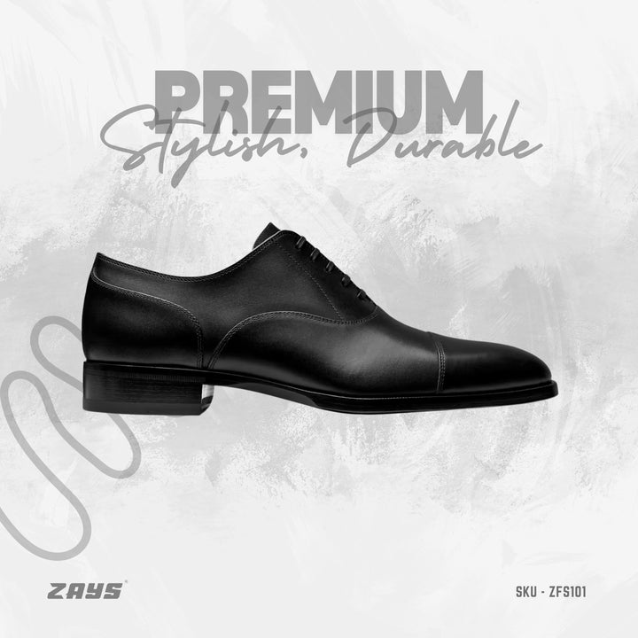 Zays Handcrafted Premium Leather Formal Shoes for Men – High Quality, Comfortable, Durable Office & Business Footwear | Oxford Styles | New 2024 Collection for Everyday Use