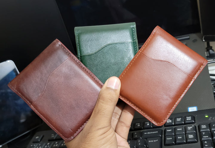 ZAYS Premium Handcrafted Leather Short Wallet for Unisex (Limited Edition) LE10