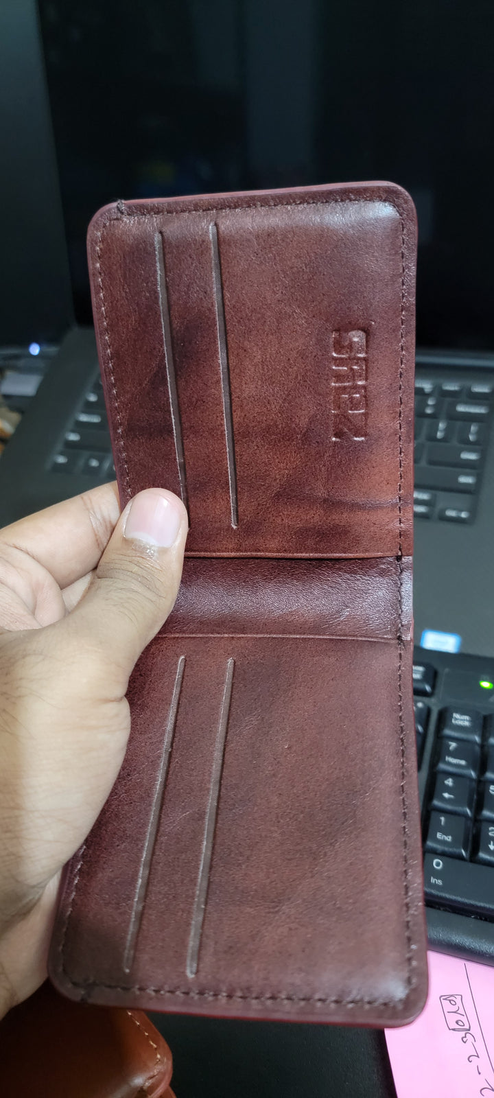 ZAYS Premium Handcrafted Leather Short Wallet for Unisex (Limited Edition) LE10