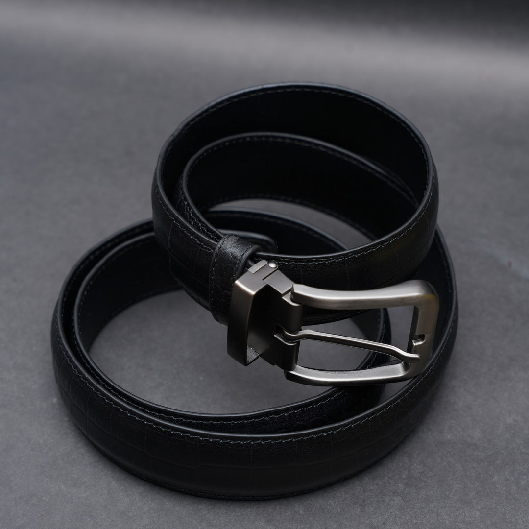 Zays Handcrafted Genuine Leather Belt for Men – Premium Quality, Adjustable, Stylish & Durable | Best Formal and Casual Leather Belt in Bangladesh
