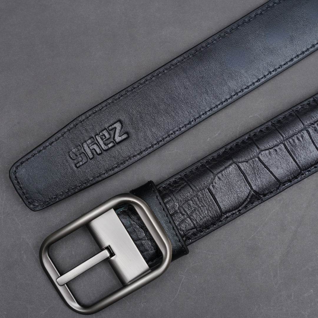 Zays Handcrafted Genuine Leather Belt for Men – Premium Quality, Adjustable, Stylish & Durable | Best Formal and Casual Leather Belt in Bangladesh