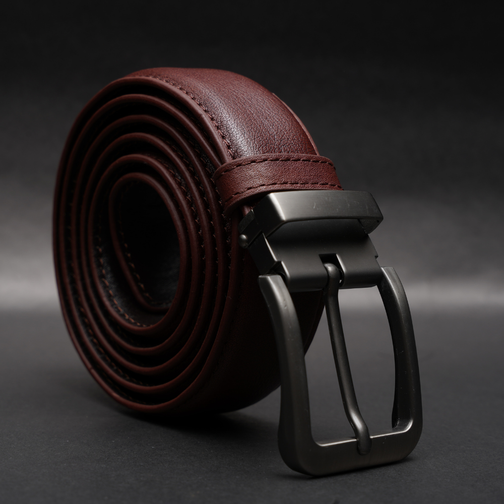 Zays Handcrafted Genuine Leather Belt for Men – Premium Quality, Adjustable, Stylish & Durable