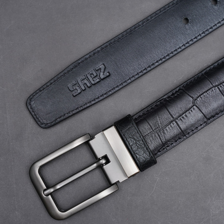 Zays Handcrafted Genuine Leather Belt for Men – Premium Quality, Adjustable, Stylish & Durable | Best Formal and Casual Leather Belt in Bangladesh
