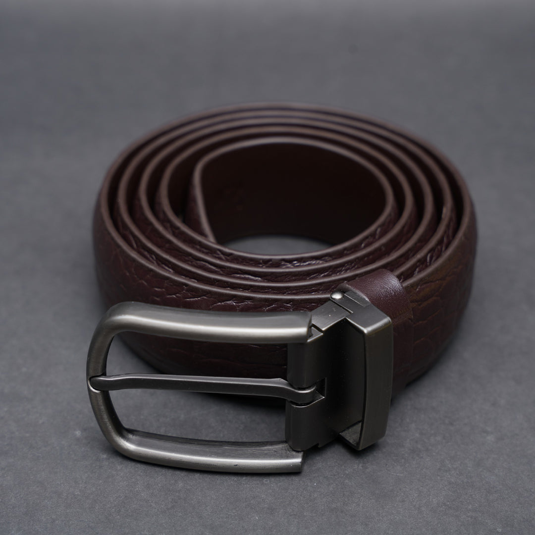 Zays Handcrafted Genuine Leather Belt for Men – Premium Quality, Adjustable, Stylish & Durable | Best Formal and Casual Leather Belt in Bangladesh
