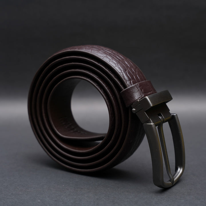 Zays Handcrafted Genuine Leather Belt for Men – Premium Quality, Adjustable, Stylish & Durable | Best Formal and Casual Leather Belt in Bangladesh