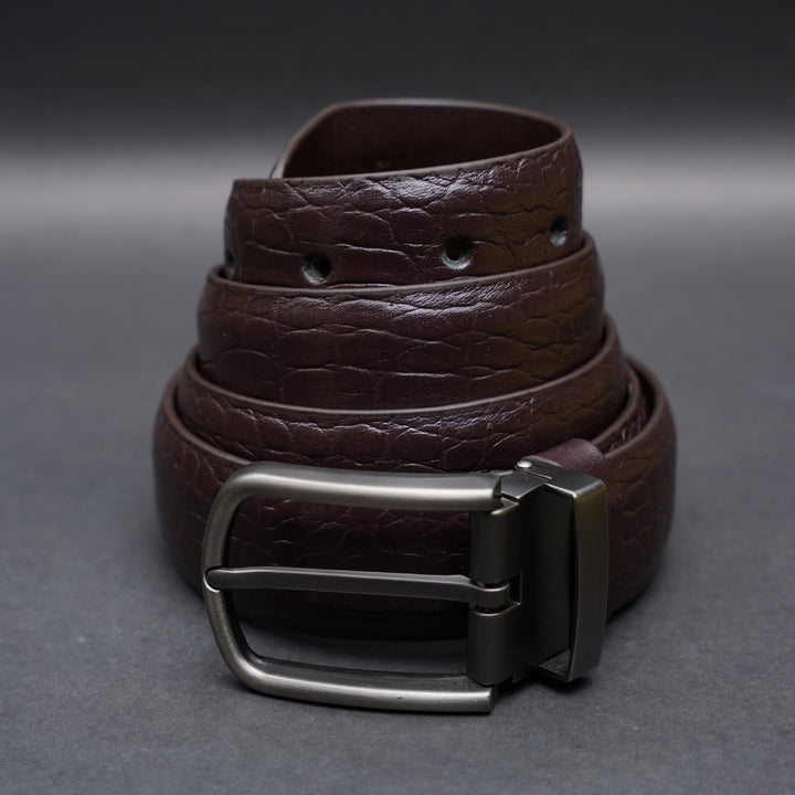 Zays Handcrafted Genuine Leather Belt for Men – Premium Quality, Adjustable, Stylish & Durable | Best Formal and Casual Leather Belt in Bangladesh