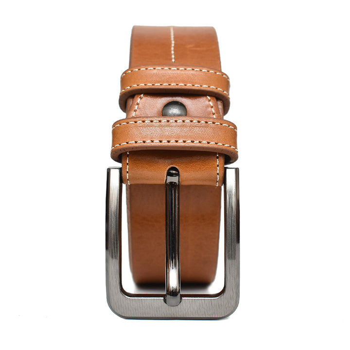 Zays Leather Belt For Men - BL20 - Brown