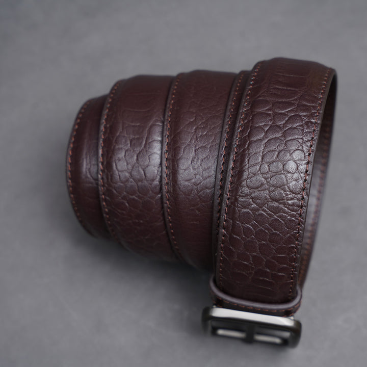 Zays Handcrafted Genuine Leather Belt for Men – Premium Quality, Adjustable, Stylish & Durable | Best Formal and Casual Leather Belt in Bangladesh