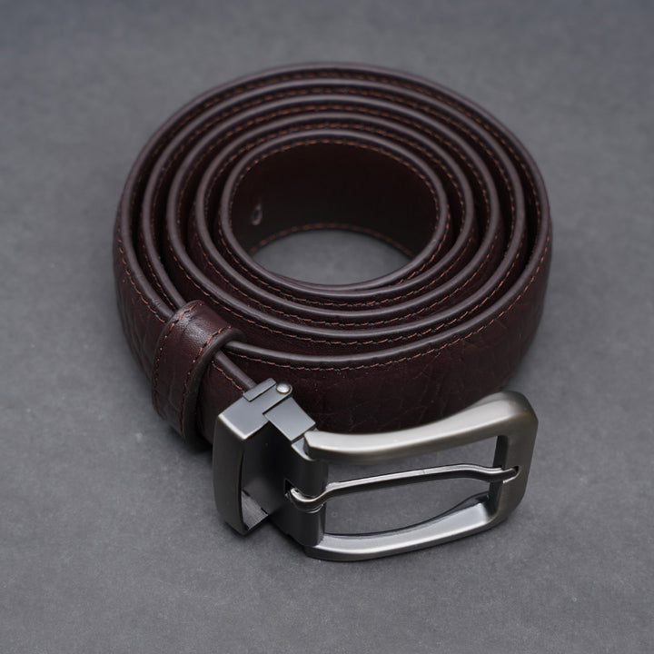 Zays Handcrafted Genuine Leather Belt for Men – Premium Quality, Adjustable, Stylish & Durable | Best Formal and Casual Leather Belt in Bangladesh