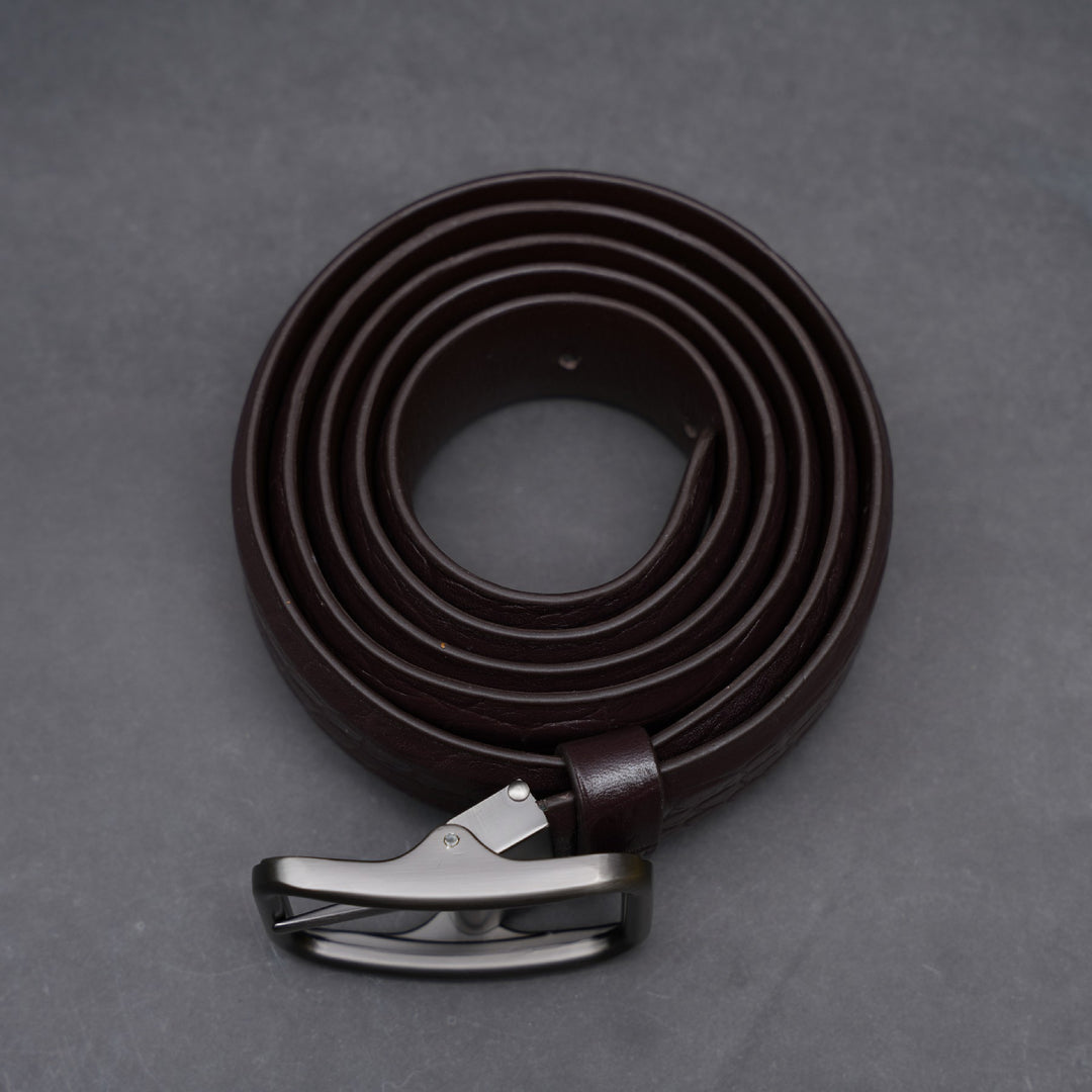 Zays Handcrafted Genuine Leather Belt for Men – Premium Quality, Adjustable, Stylish & Durable | Best Formal and Casual Leather Belt in Bangladesh
