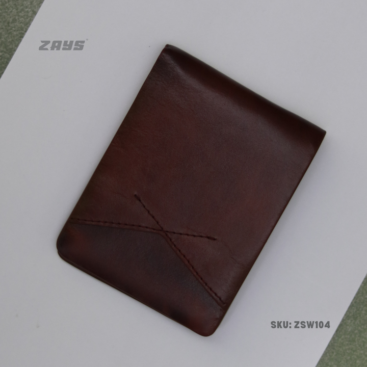 Zays Exclusive Handcrafted Premium Genuine Leather Bifold Short Wallet