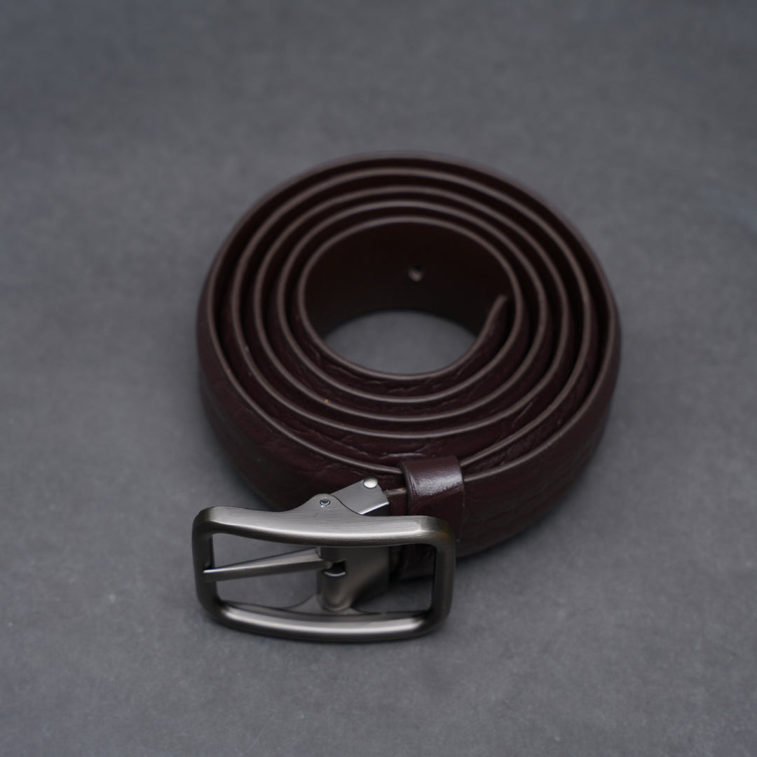 Zays Handcrafted Genuine Leather Belt for Men – Premium Quality, Adjustable, Stylish & Durable | Best Formal and Casual Leather Belt in Bangladesh