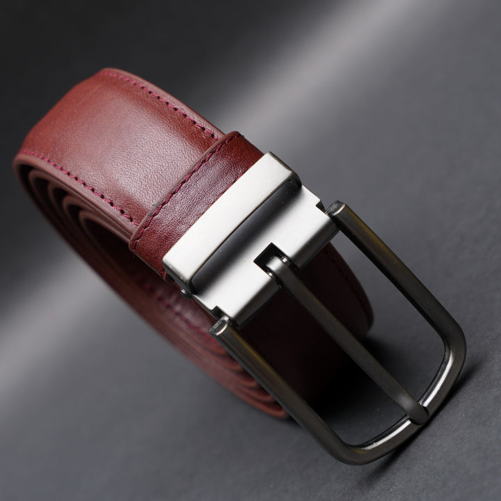 Zays Handcrafted Genuine Leather Belt for Men – Premium Quality, Adjustable, Stylish & Durable | Best Formal and Casual Leather Belt in Bangladesh