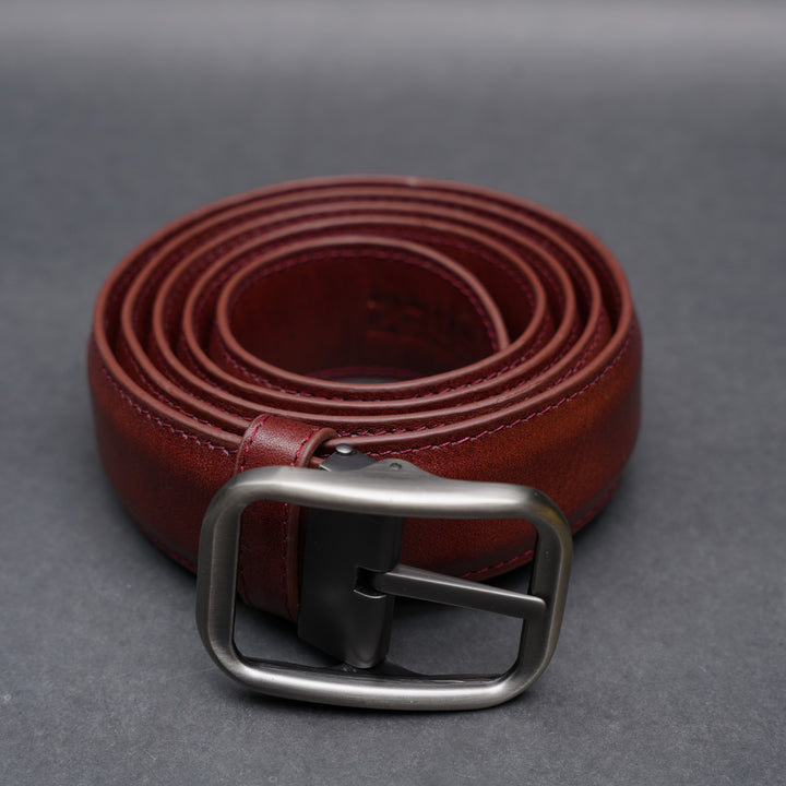 Zays Handcrafted Genuine Leather Belt for Men – Premium Quality, Adjustable, Stylish & Durable | Best Formal and Casual Leather Belt in Bangladesh