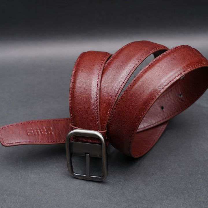 Zays Handcrafted Genuine Leather Belt for Men – Premium Quality, Adjustable, Stylish & Durable | Best Formal and Casual Leather Belt in Bangladesh