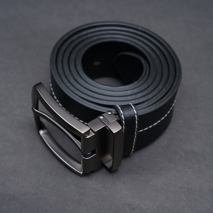 Zays Handcrafted Genuine Saffiano Leather Belt for Men – Premium Quality, Adjustable, Stylish & Durable | Best Formal and Casual Leather Belt in Bangladesh