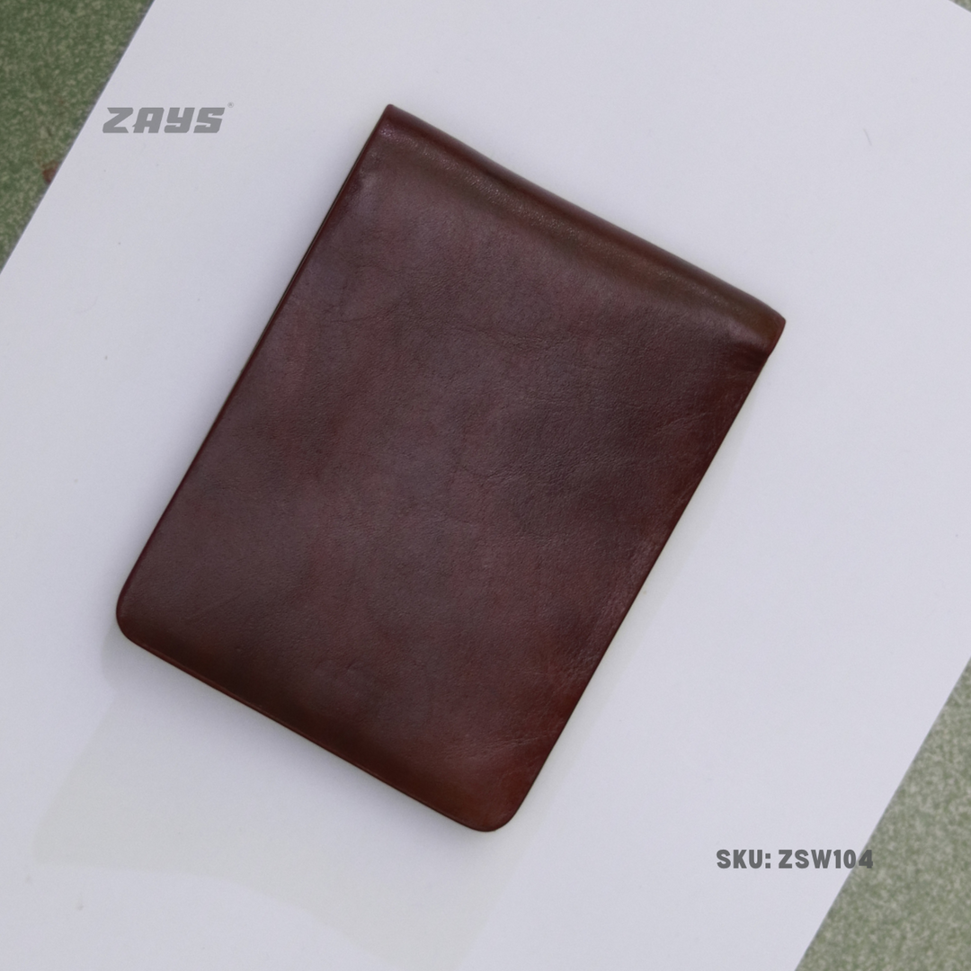 Zays Exclusive Handcrafted Premium Genuine Leather Bifold Short Wallet