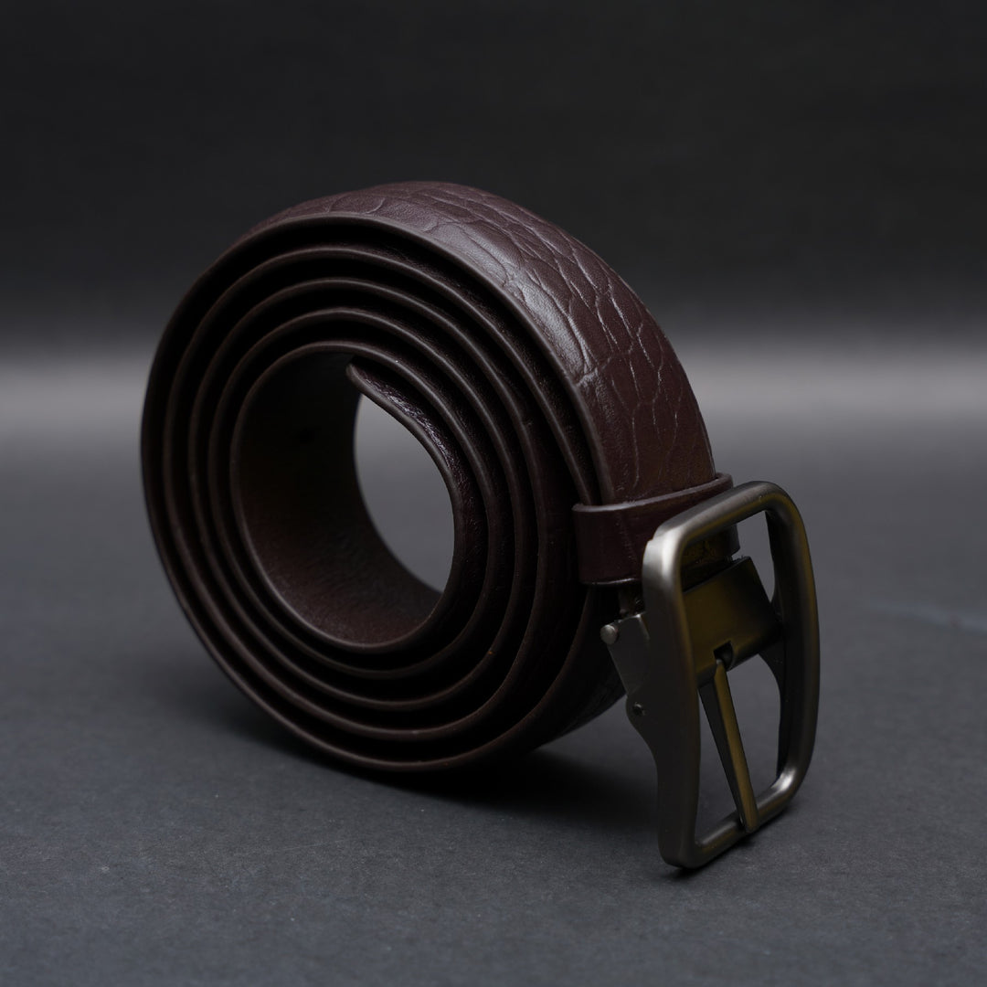 Zays Handcrafted Genuine Leather Belt for Men – Premium Quality, Adjustable, Stylish & Durable | Best Formal and Casual Leather Belt in Bangladesh