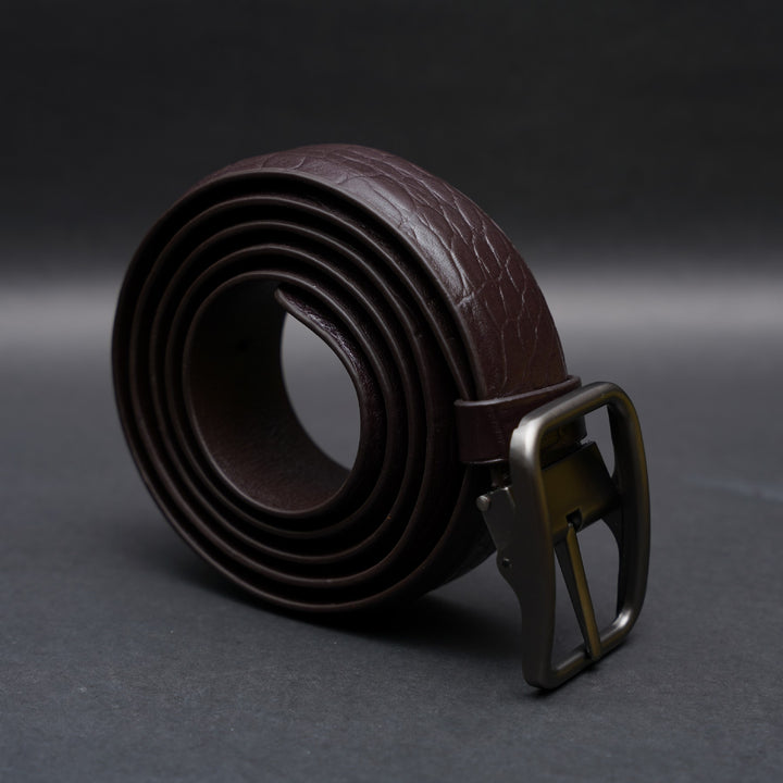 Zays Handcrafted Genuine Leather Belt for Men – Premium Quality, Adjustable, Stylish & Durable | Best Formal and Casual Leather Belt in Bangladesh