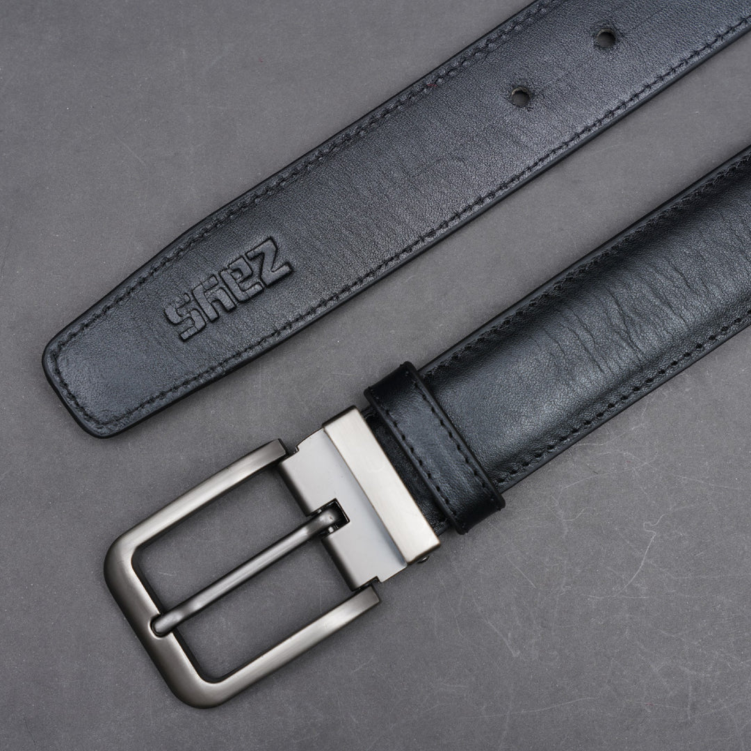 Zays Handcrafted Genuine Leather Belt for Men – Premium Quality, Adjustable, Stylish & Durable | Best Formal and Casual Leather Belt in Bangladesh