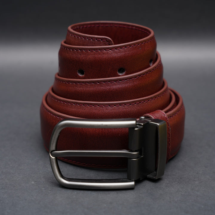 Zays Handcrafted Genuine Leather Belt for Men – Premium Quality, Adjustable, Stylish & Durable | Best Formal and Casual Leather Belt in Bangladesh