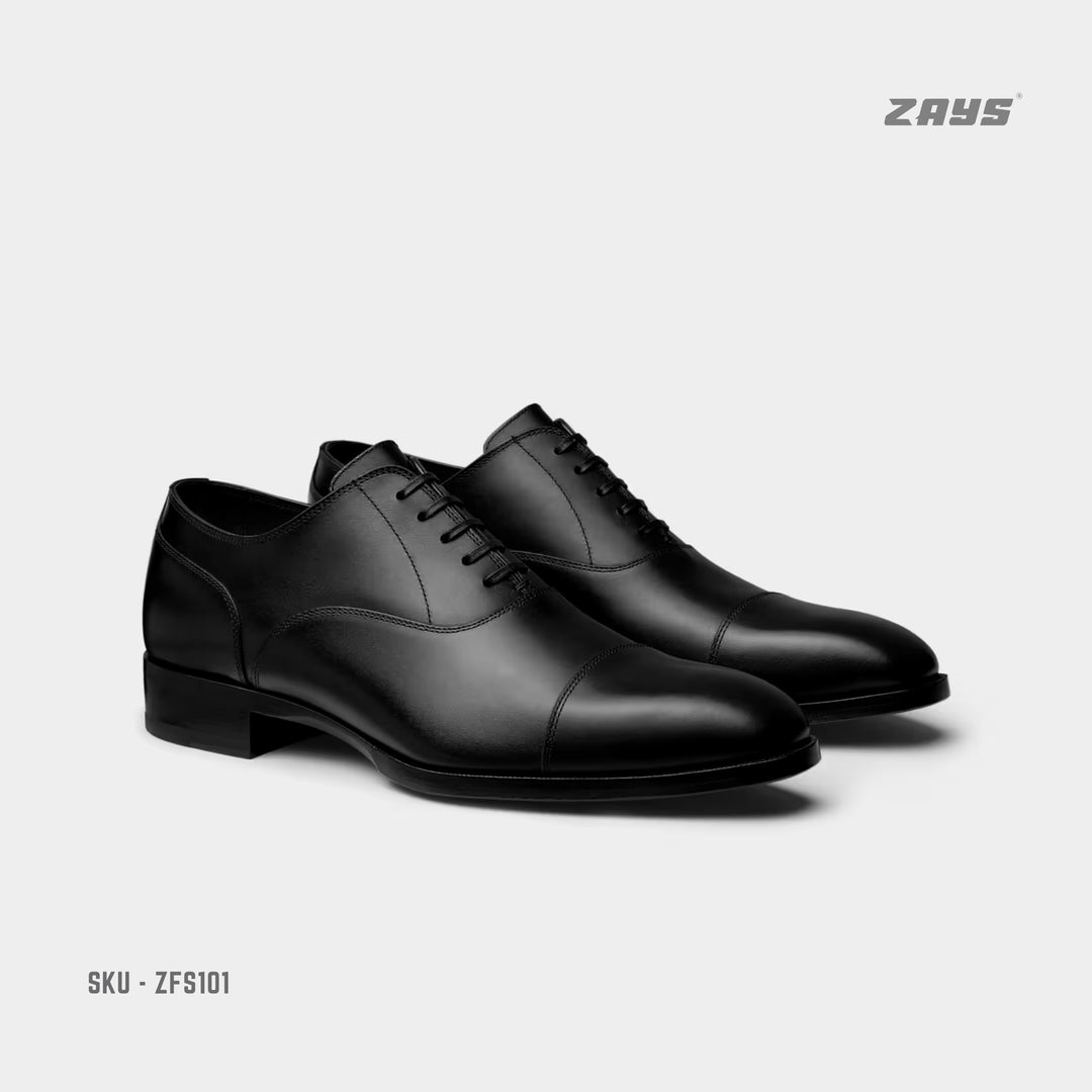 Zays Handcrafted Premium Leather Formal Shoes for Men – High Quality, Comfortable, Durable Office & Business Footwear | Oxford Styles | New 2024 Collection for Everyday Use