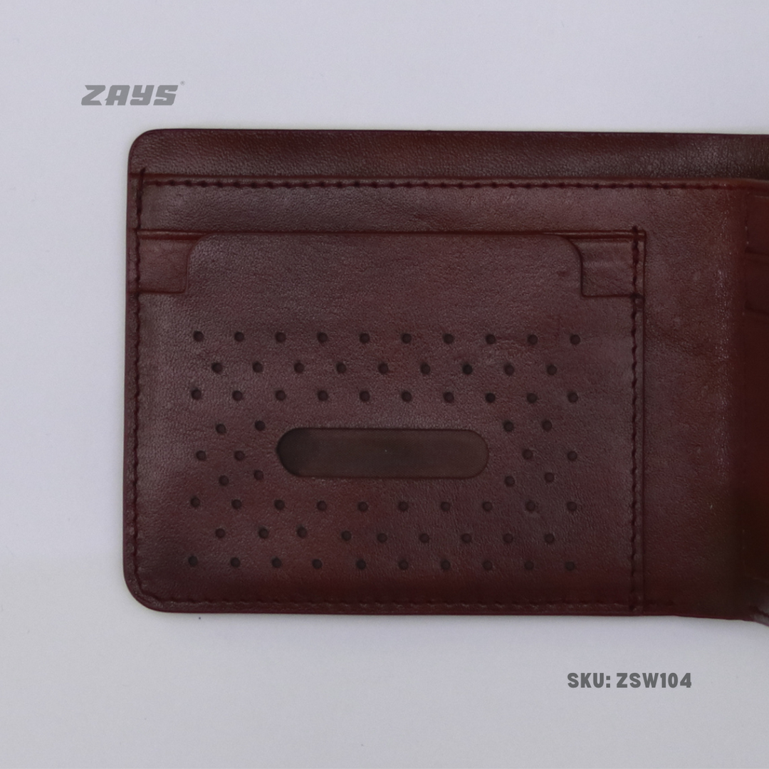 Zays Exclusive Handcrafted Premium Genuine Leather Bifold Short Wallet