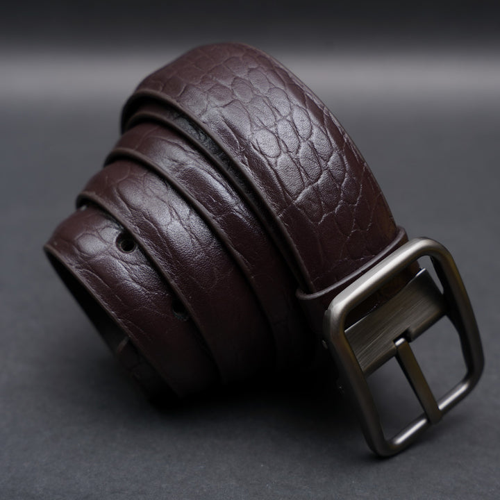 Zays Handcrafted Genuine Leather Belt for Men – Premium Quality, Adjustable, Stylish & Durable | Best Formal and Casual Leather Belt in Bangladesh