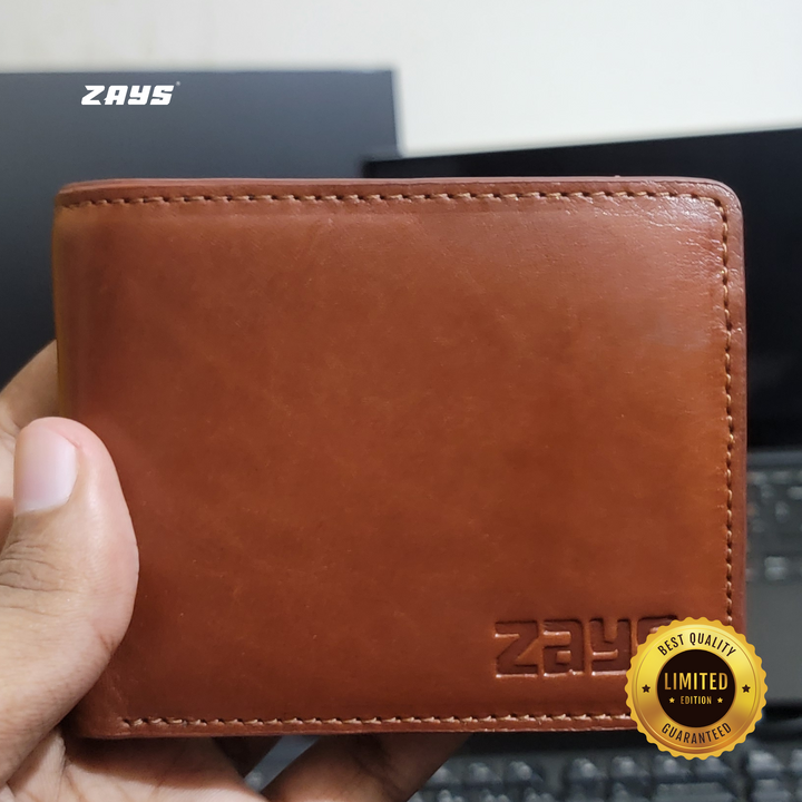 ZAYS Premium Handcrafted Leather Short Wallet for Unisex (Limited Edition) LE09