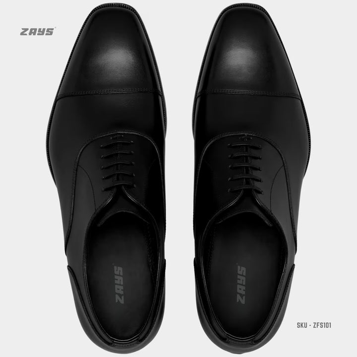 Zays Handcrafted Premium Leather Formal Shoes for Men – High Quality, Comfortable, Durable Office & Business Footwear | Oxford Styles | New 2024 Collection for Everyday Use