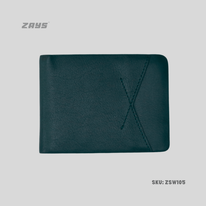 Zays Exclusive Handcrafted Premium Genuine Leather Bifold Short Wallet